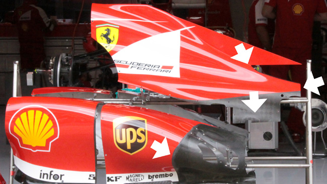 Ferrari F138: ecco il nuovo il cofano motore