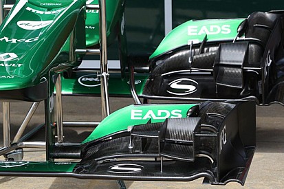 La Caterham cambia musetto e ala anteriore