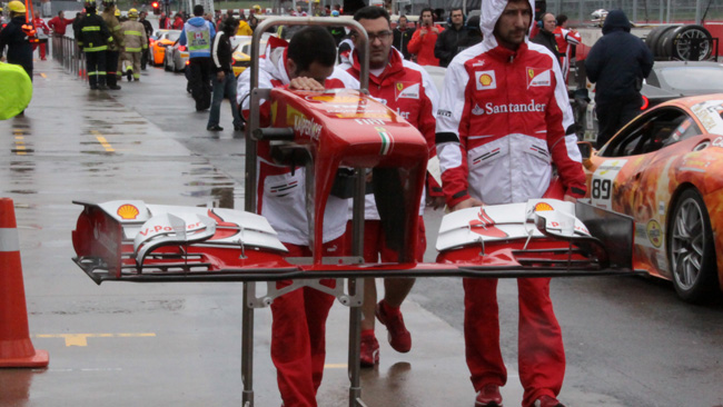 Ecco la nuova ala flessibile della Ferrari F138