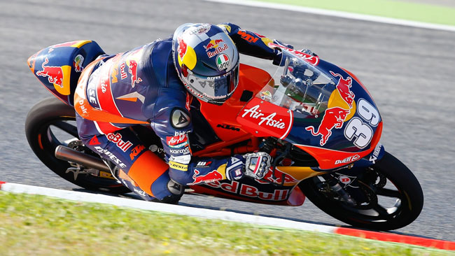 Luis Salom in pole di forza a Barcellona