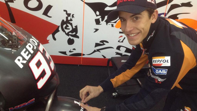 Valencia, Day 2, Ore 11: Marquez subito davanti