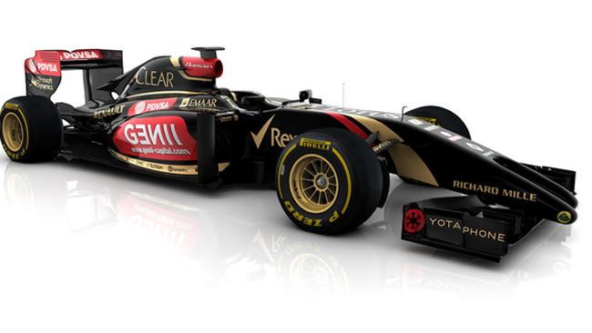La Lotus E22 in pista venerdì a Jerez