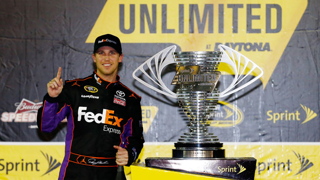 Denny Hamlin trionfa nella Sprint Unlimited a Daytona
