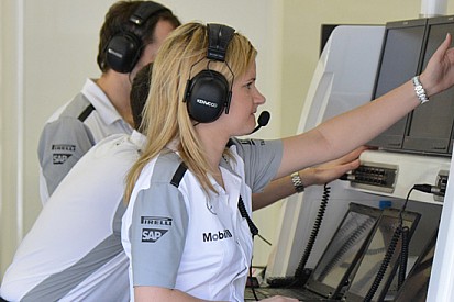 Bernadette è l'ingegnere di Jenson Button