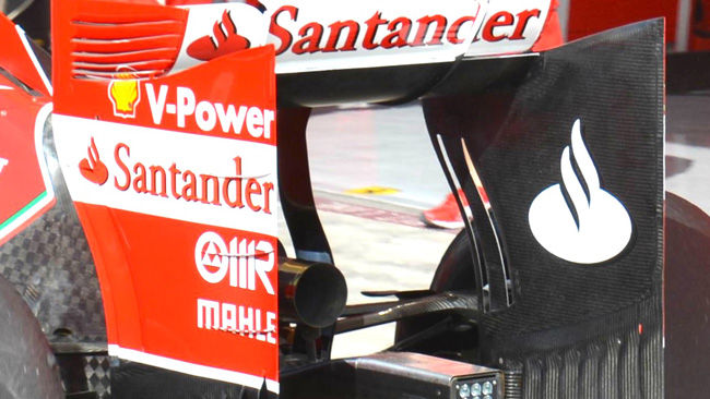 Ferrari, paratia dell'ala piatta sulla F14 T