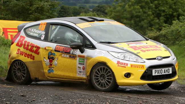 Alex Parpottas in Junior Championship con una Fiesta