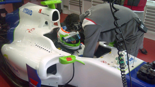 Simona De Silvestro gira a Fiorano sulla Sauber C31