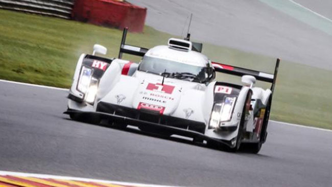 Spa, Libere 1: sul bagnato svetta l'Audi numero 1