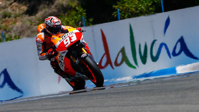 Marquez domina anche a Jerez, ma Rossi è secondo!