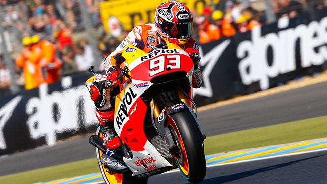 Le Mans, Warm Up: Marquez si conferma il riferimento