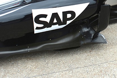 Sfiato d'aria calda modificato sulla McLaren