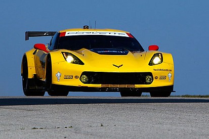 Una Corvette al via in classe GTE-Pro ad Austin