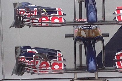 Toro Rosso con due tipi di ala anteriore