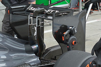 Ecco l'ala posteriore scarica della Sauber C33