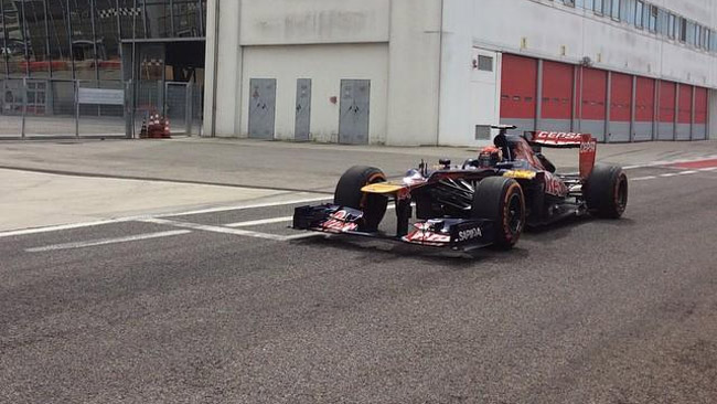Ecco Max Verstappen sulla Toro Rosso ad Adria