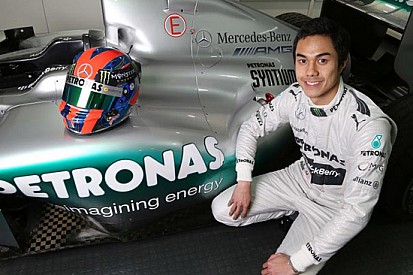 Test con la Mercedes a Portimao per Jazeman Jaafar