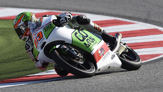 Antonelli miglior italiano, Bastianini invece fa fatica