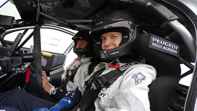 Kevin Abbring vince la Classe WRC RC2 in Francia