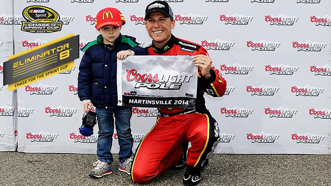 McMurray porta Ganassi in pole a Martinsville