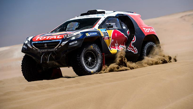 Dakar: Peterhansel sale all'ottavo posto assoluto