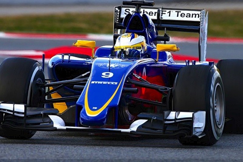 Sauber: due colori di vernice flow-vis sulla C34