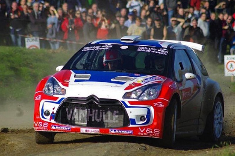 Vincent Verschueren a Ypres con la Citroën DS3 R5