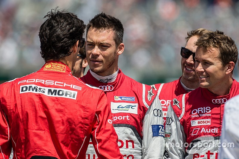 Lotterer et Fässler au départ des 24H de Spa