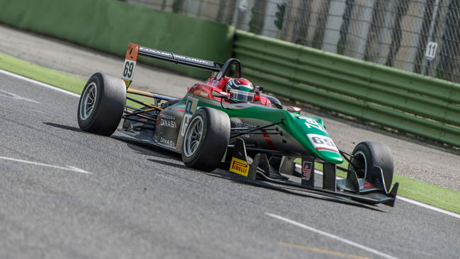 F2 Italian: seconda pole 2015 per Zanasi ad Imola