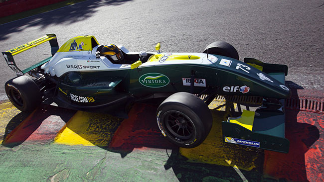 Pietro Peccenini a Spa nella F.Renault 2.0 Nec