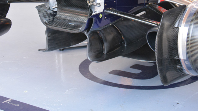 Red Bull: ecco i turning vanes a tre elementi