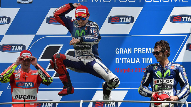 Lorenzo eguaglia i podi di Agostini nella top class