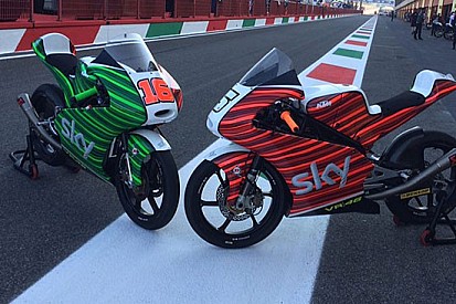 Nuova livrea tricolore per lo Sky Racing Team VR46