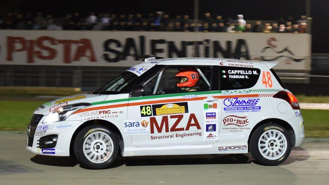 Suzuki Rally Cup: Cappello si impone in Salento