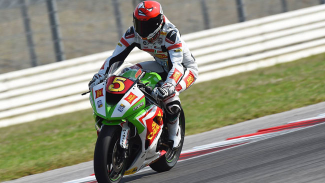 Faccani cala il tris a Misano e tenta la fuga