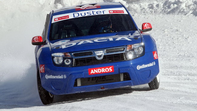 Alain Prost ancora sulla Dacia Duster Ice