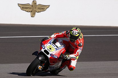 Iannone sufrió durante la calificación