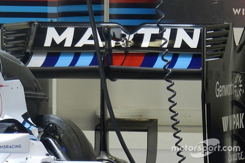 Williams: c'è una V sul flap dell'ala posteriore