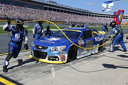 Oil or not, Chasers Dale Jr. and Kyle Busch are in trouble