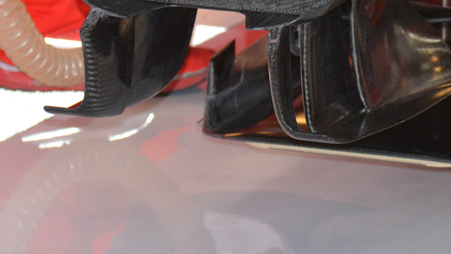 Ferrari: tornano i flap verticali ai bordi del T-tray