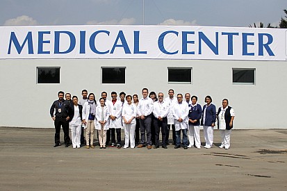 Quedó instalado el centro médico en el Autódromo Hermanos Rodríguez
