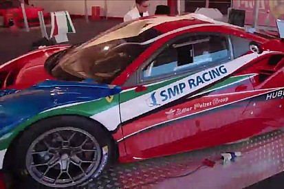 Video: Así "se viste" para su presentación el nuevo Ferrari 488 GTE