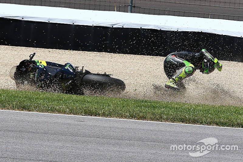 В 2015-м число падений в MotoGP увеличилось