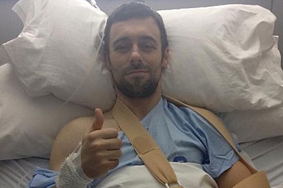 Laverty si è fratturato pure una vertebra ed una spalla