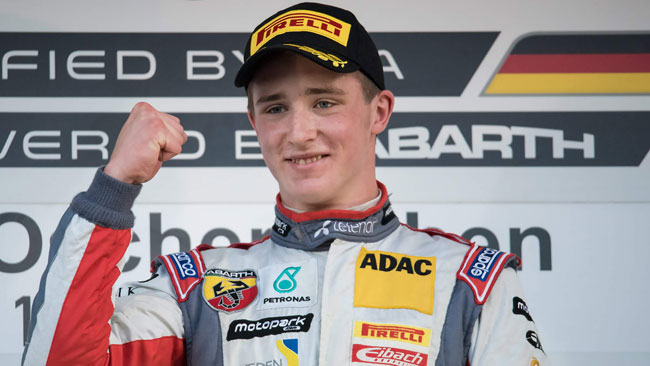 Joel Eriksson debutta nell'Europeo F3 con la Motopark