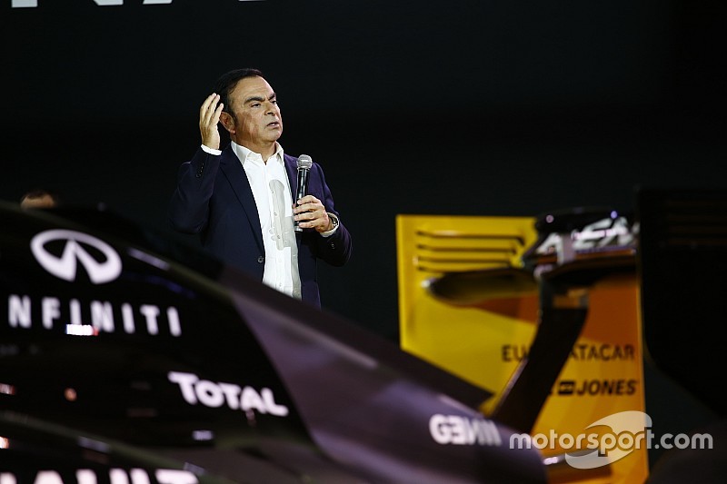 No voy a interferir en las opciones de pilotos de Renault en F1, dice Ghosn