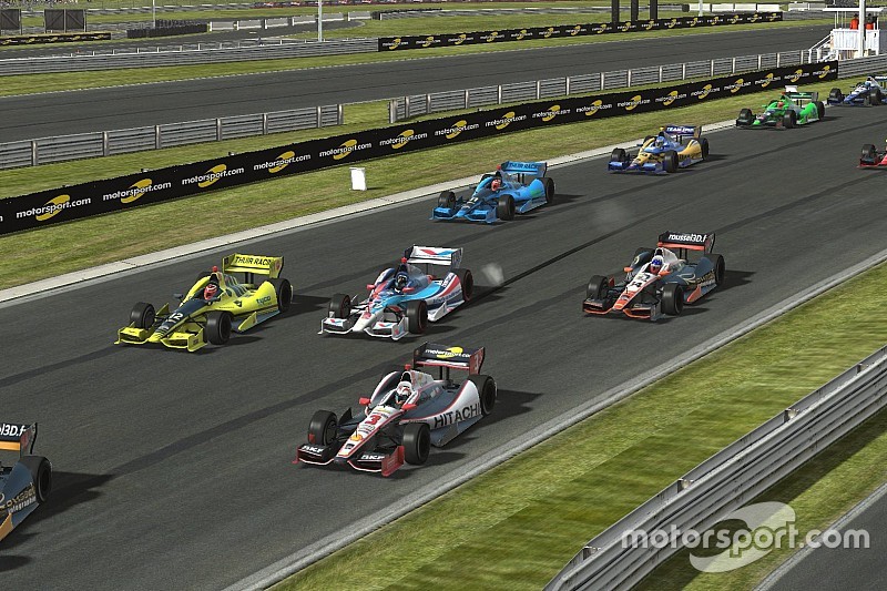 Live simracing: SRVN IndyCar-wedstrijd op Barber Motorsports Park