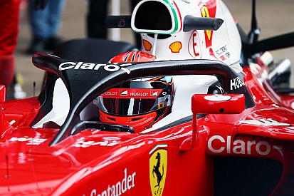 Fotos - el halo en la cabina del piloto en el Ferrari SF16-H