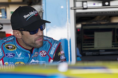 Almirola tops afternoon testing session, Hamlin crashes