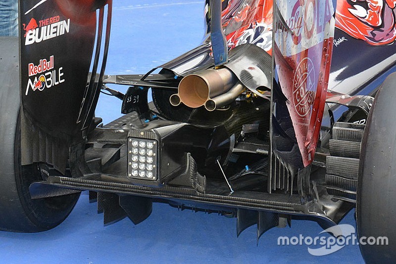 Toro Rosso: la carrozzeria posteriore è asimmetrica