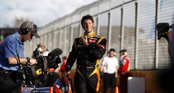 Grosjean: Şimdiki hedefimiz gelişim
